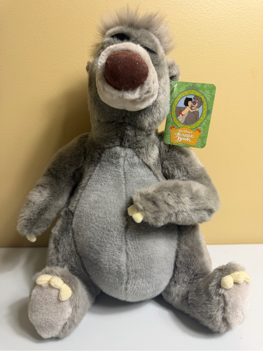 Disney's The Jungle Book Baloo Plush Bear 15" - Vintage NWT